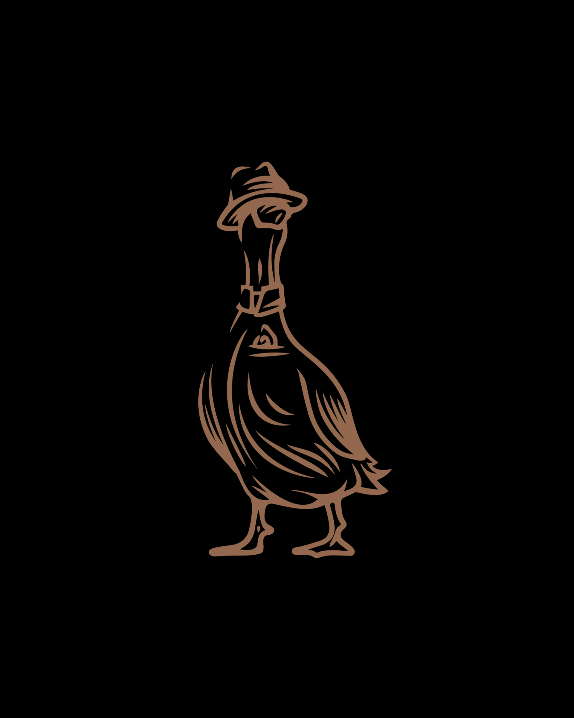 Blind Duck brand illustration suite.