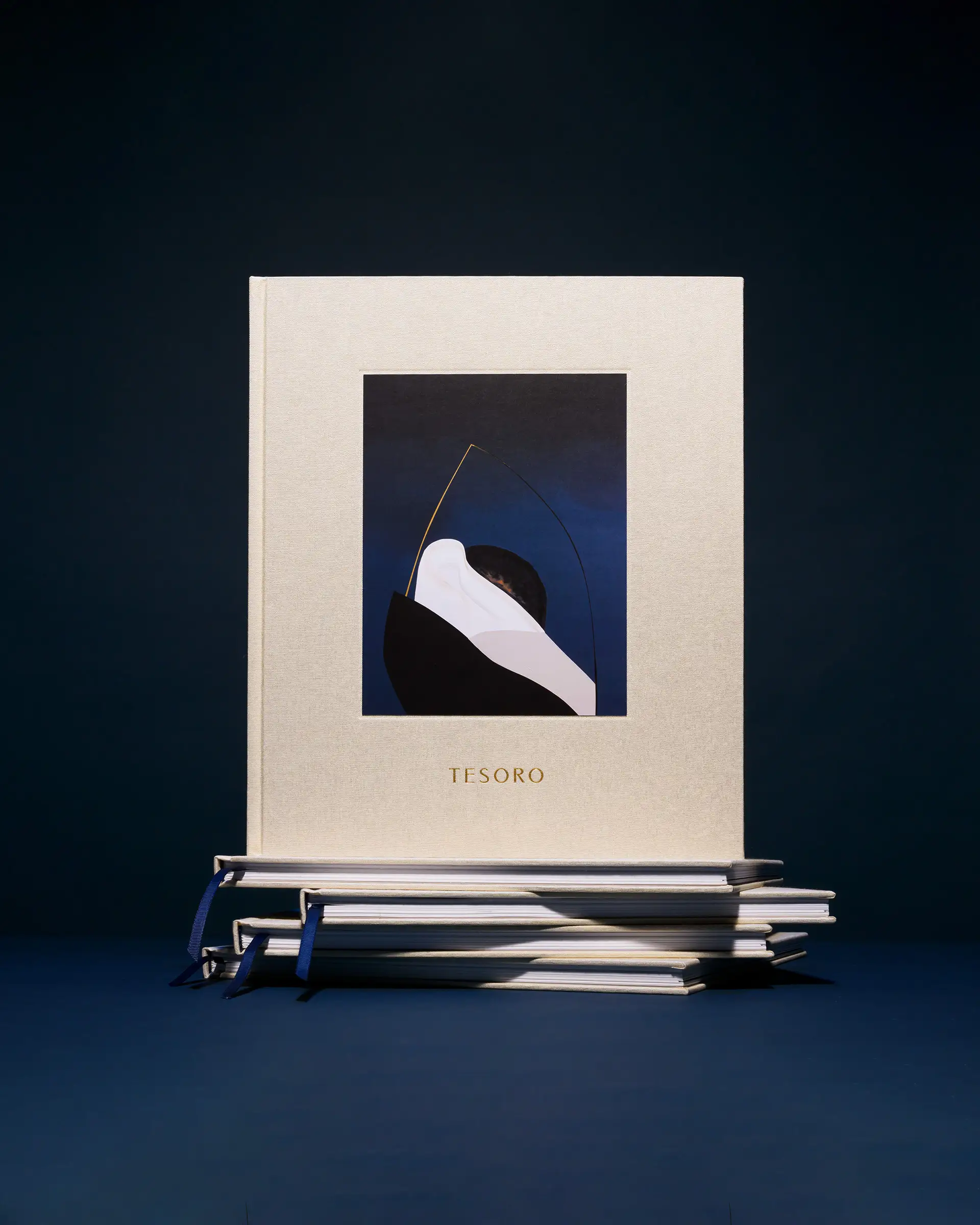 Tesoro book design.