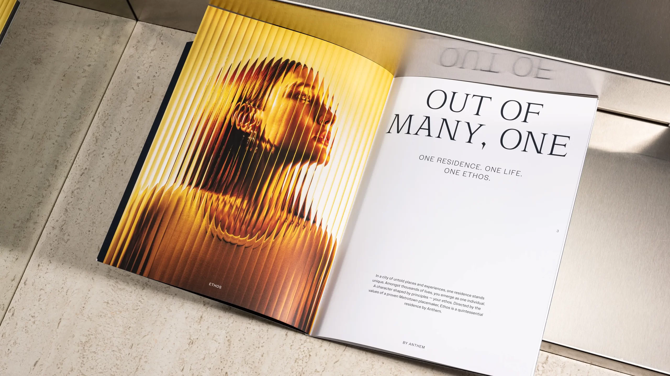 Ethos brochure interior.