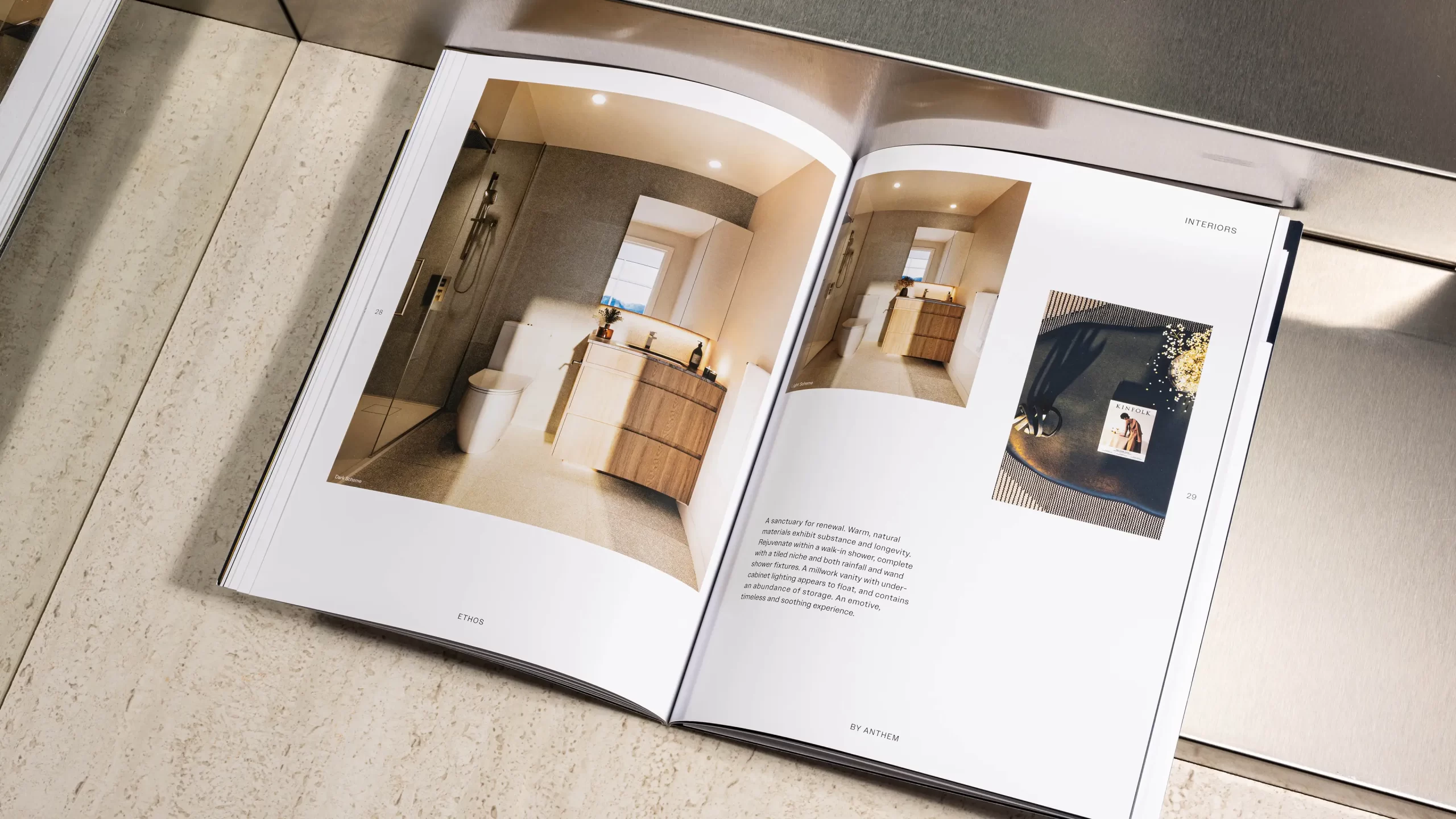 Ethos brochure interior.
