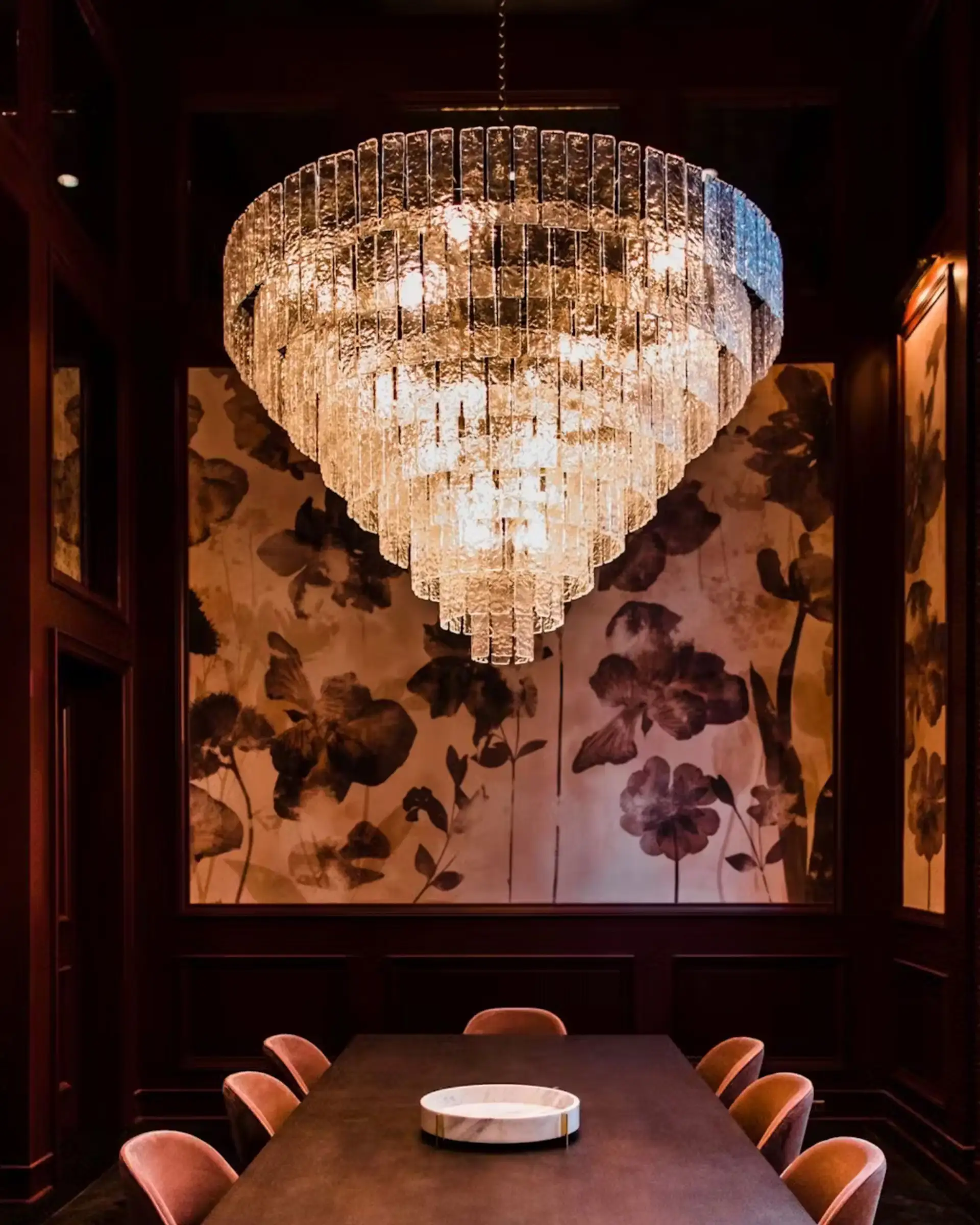 Interior of restaurant.