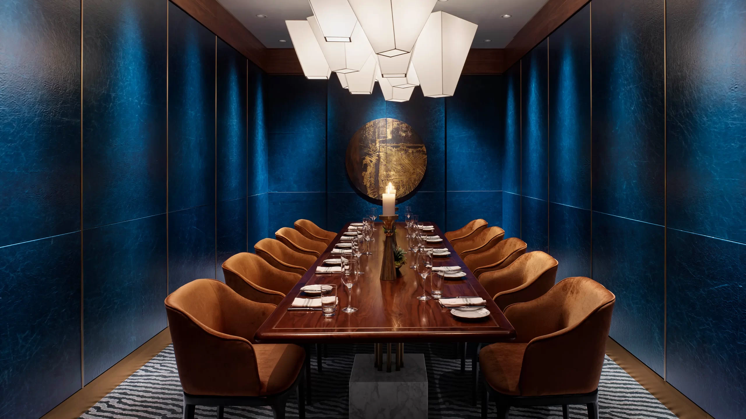 Reign restaurant interior.