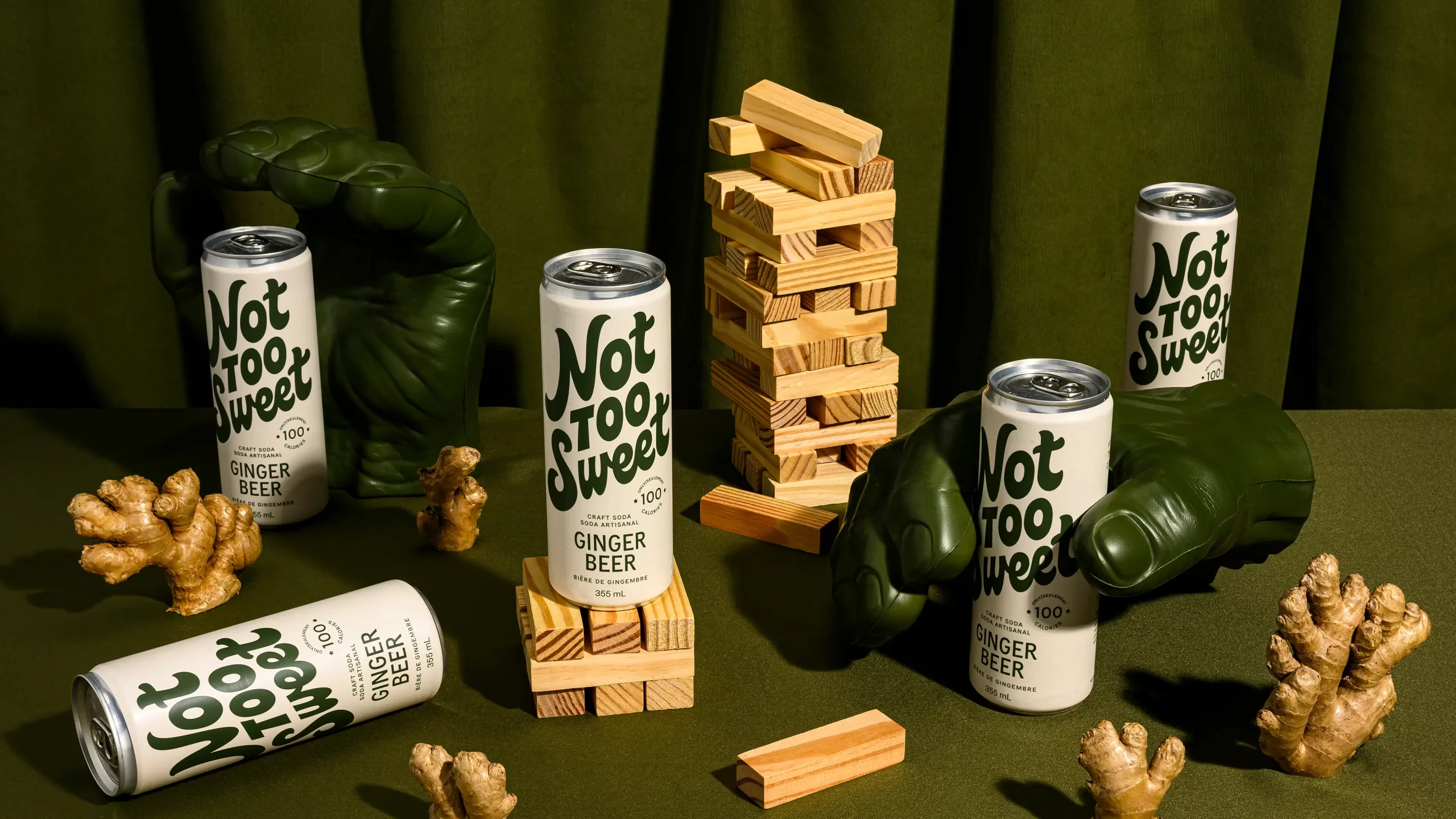 Ginger Beer packaging design.