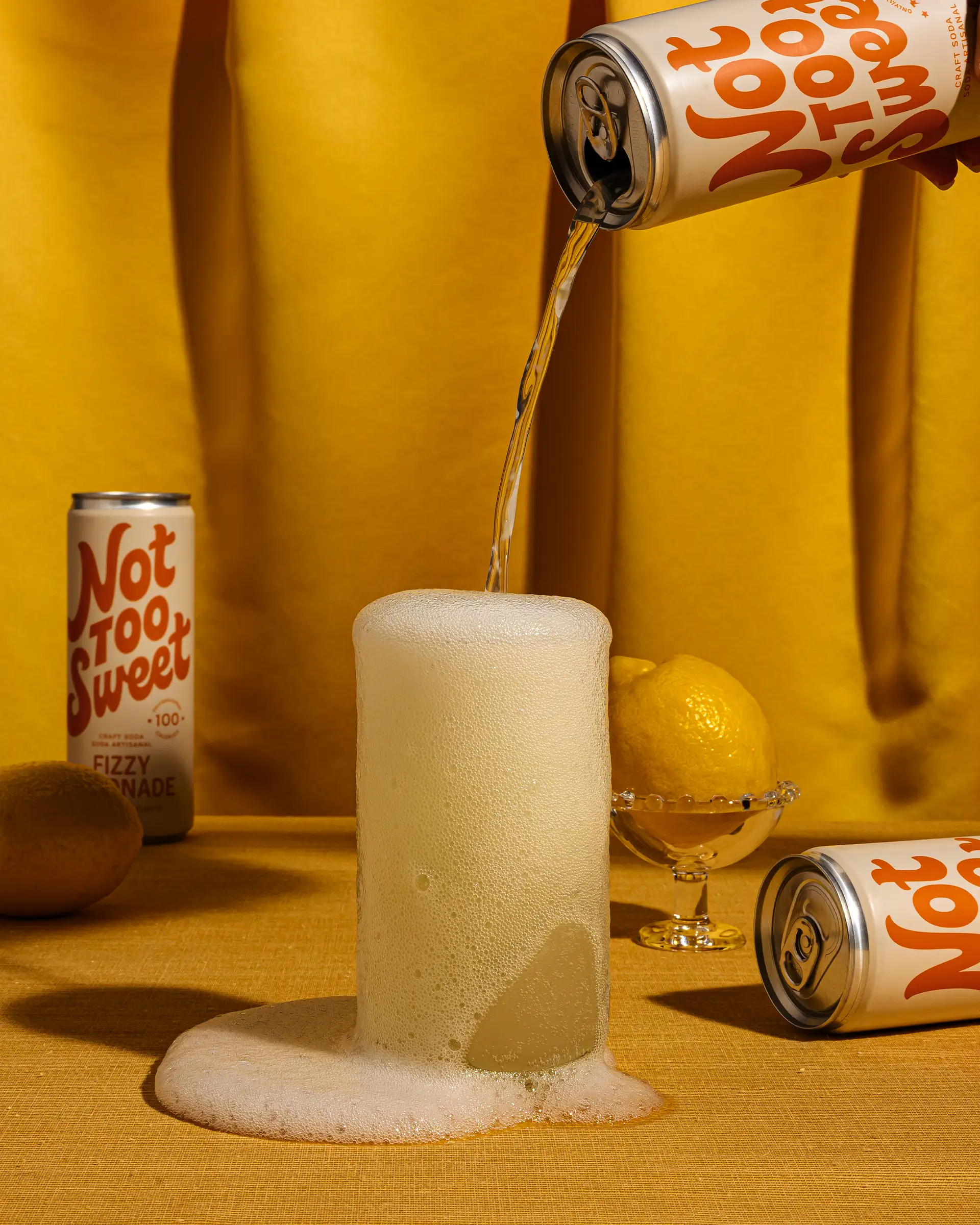 Fizzy Lemonade packaging design and art direction.