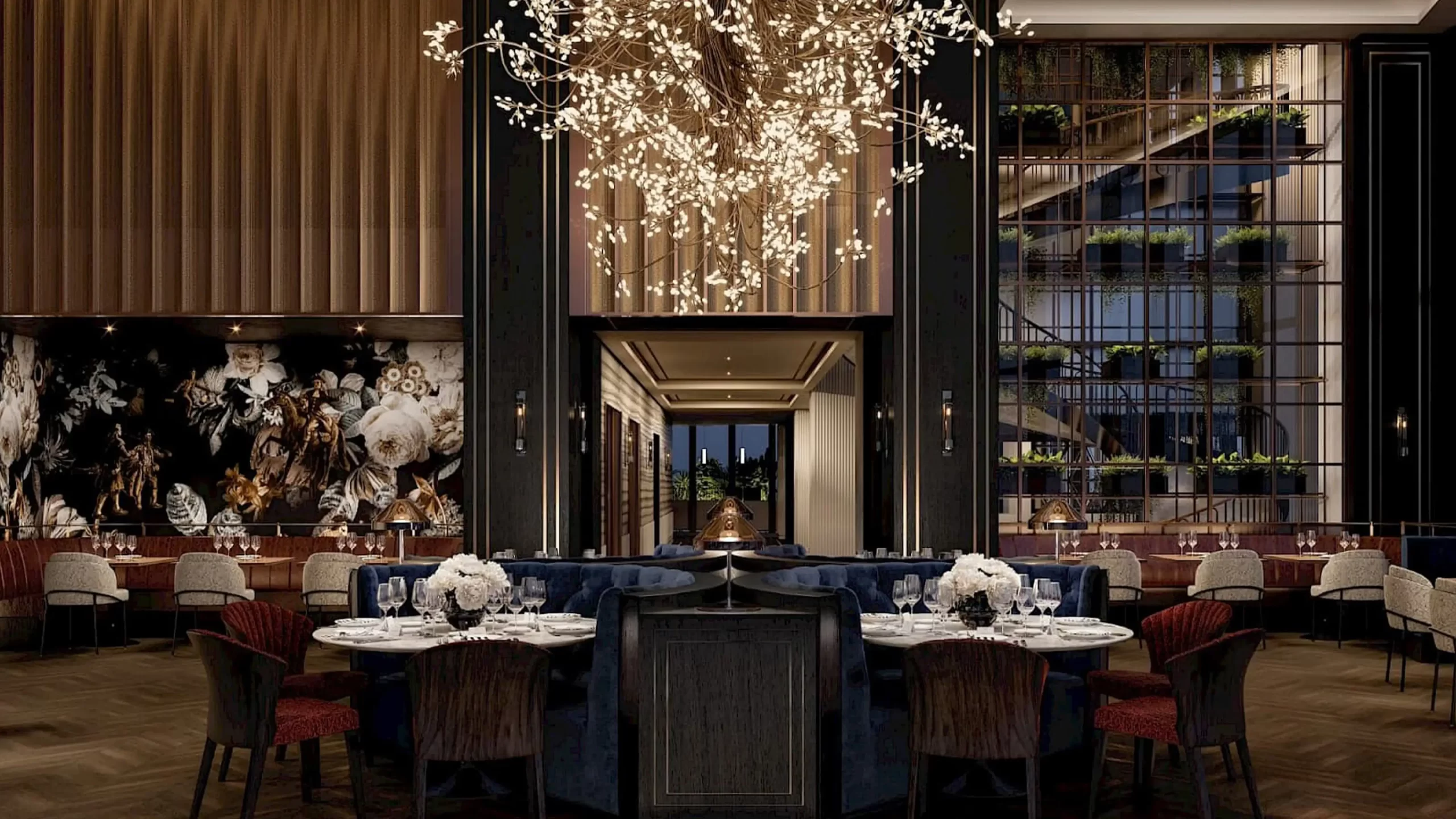 Amar restaurant interior.