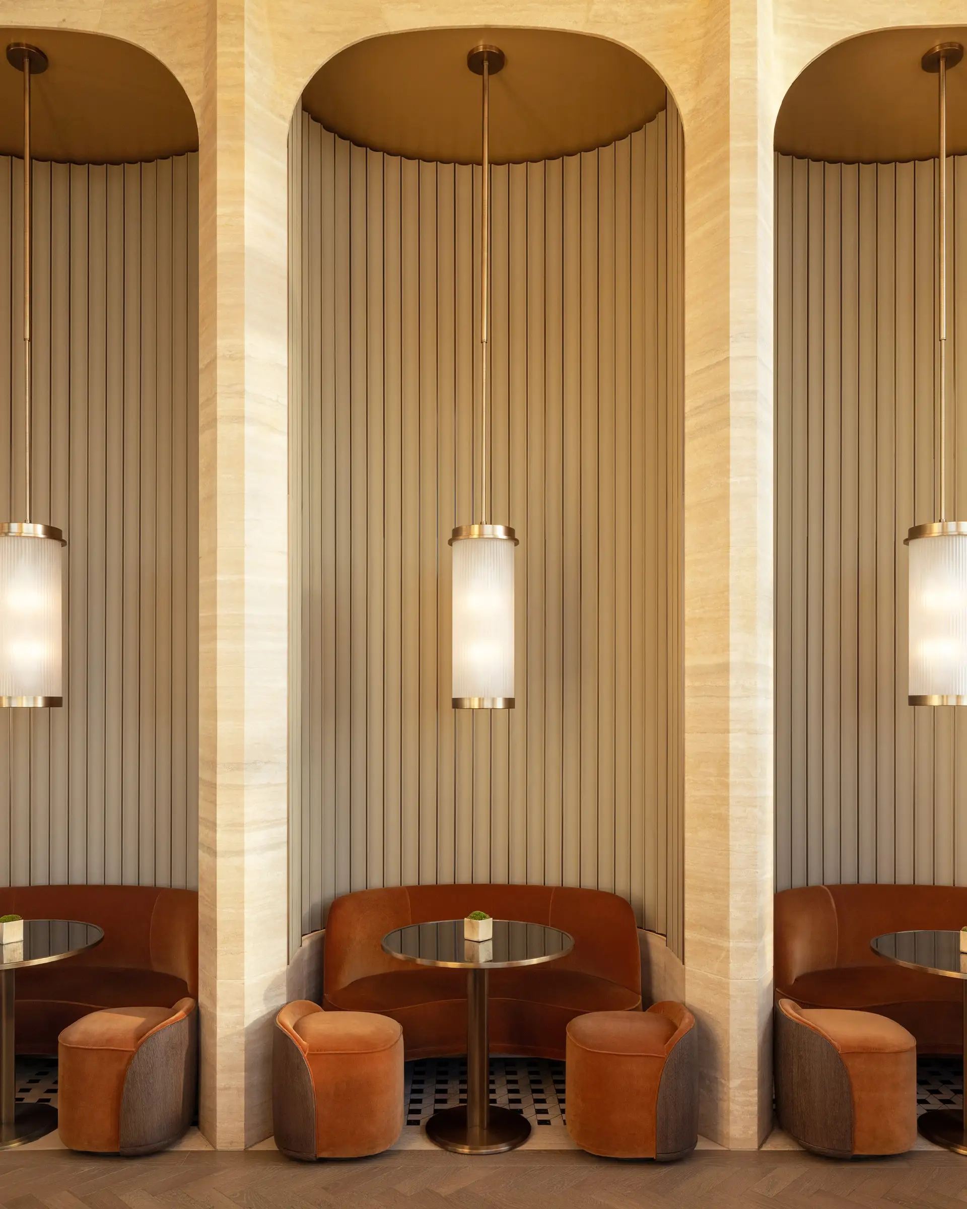 Long Bar restaurant interior.